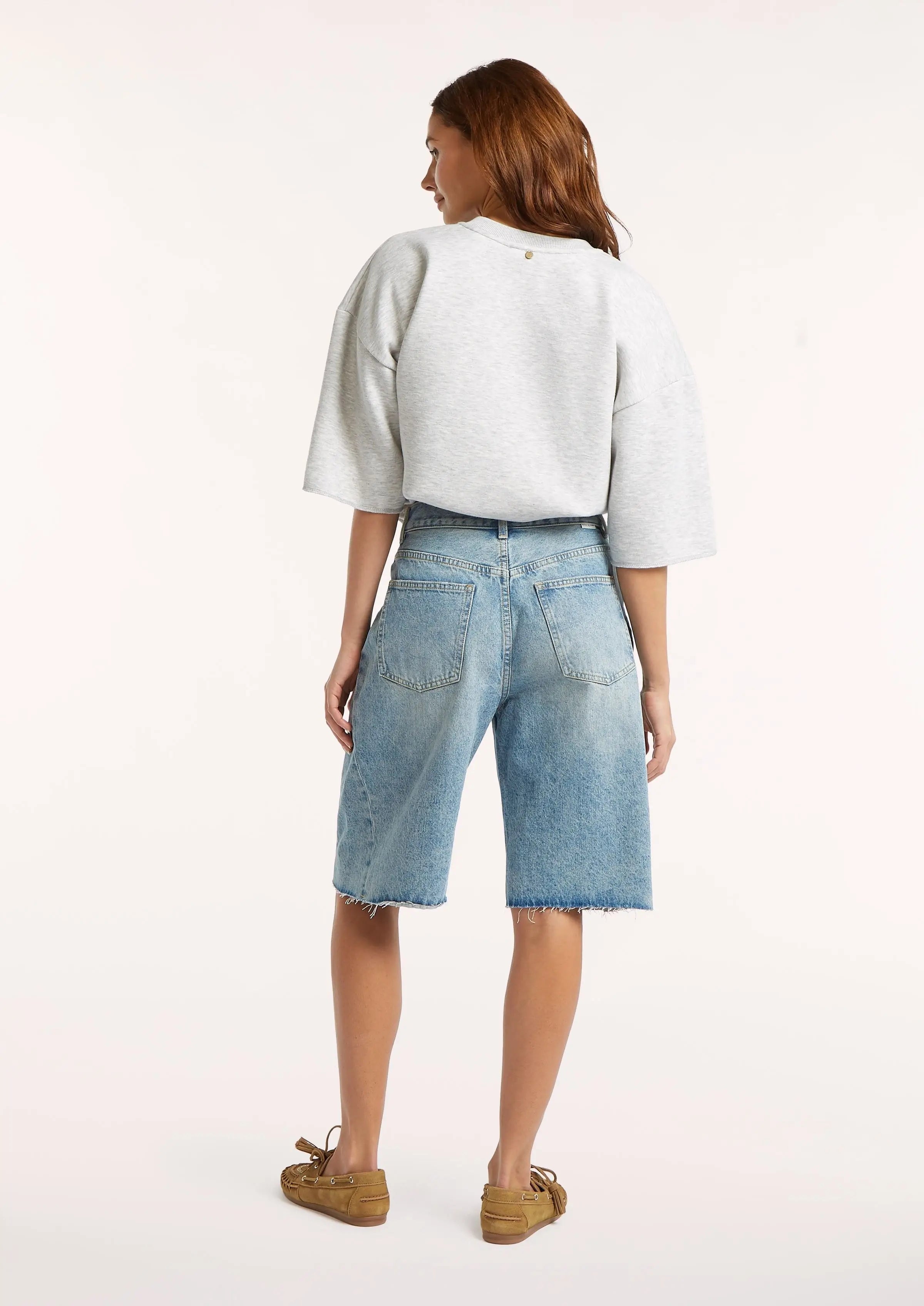 Tatum Short - Sea Note Blue Wash