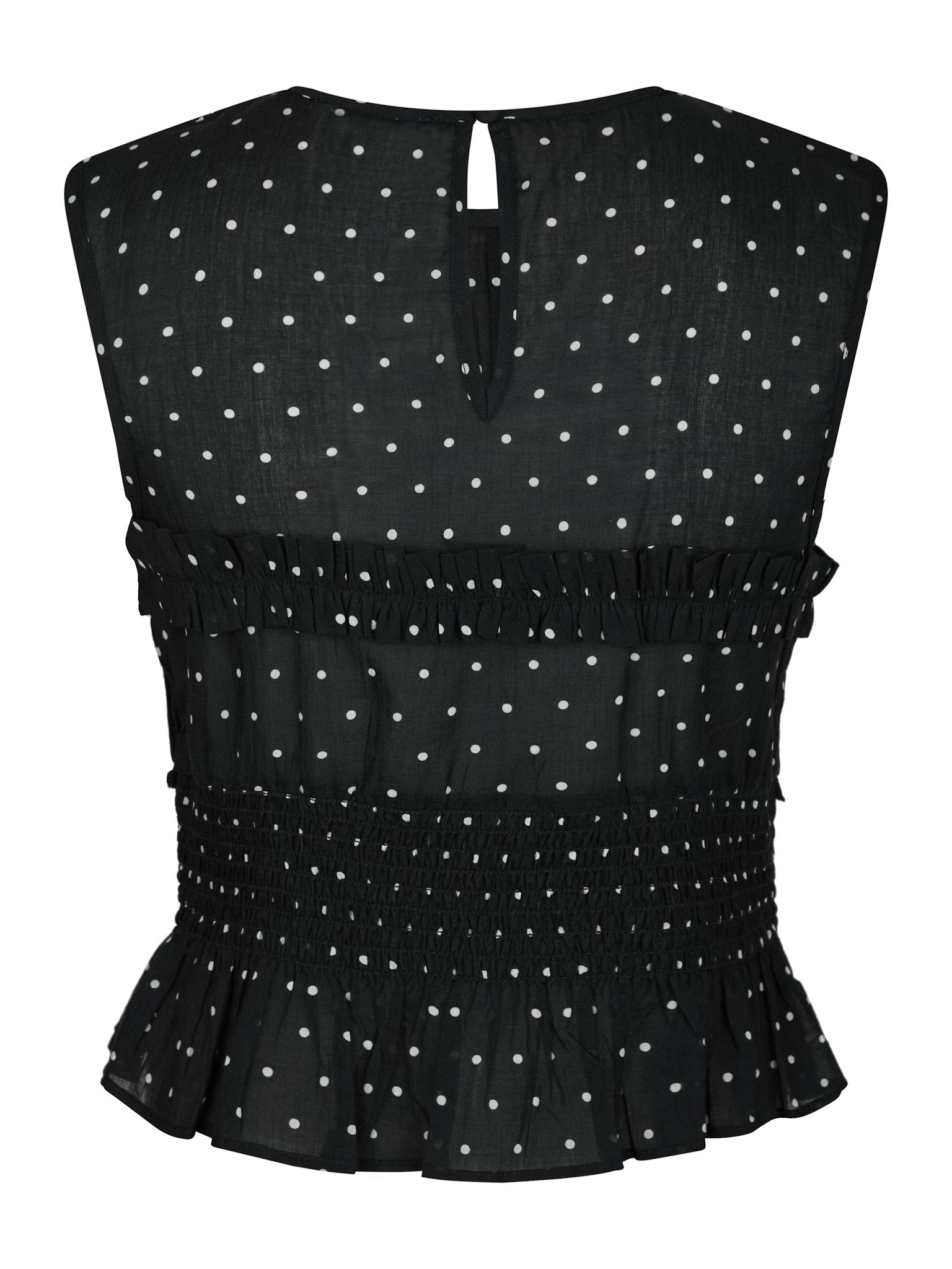 Tiril Dot Top - Black