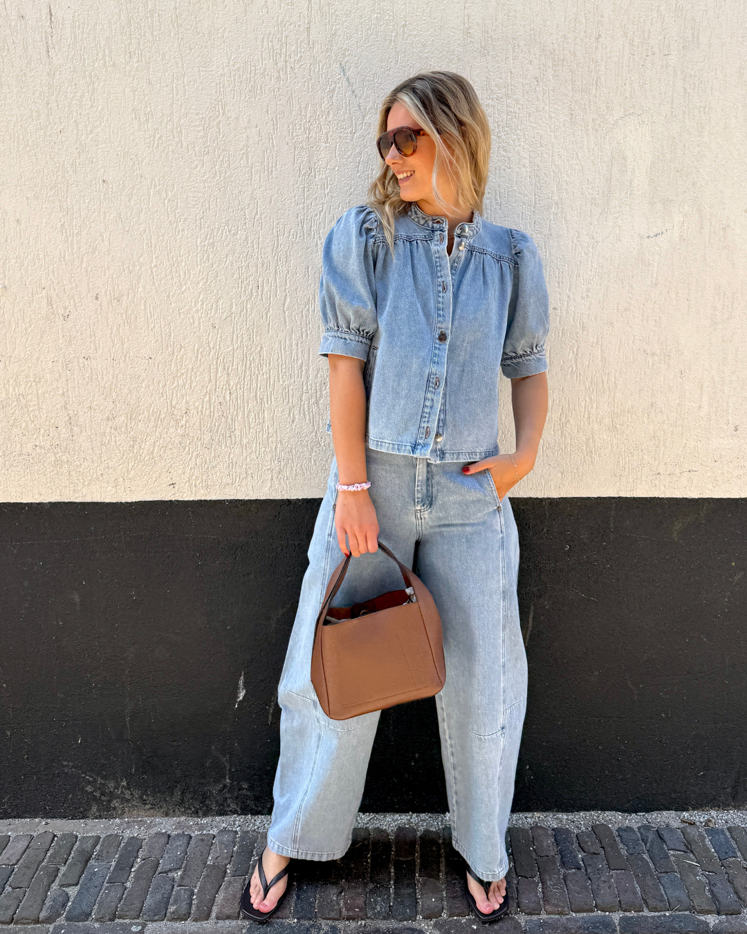 Asja denim look