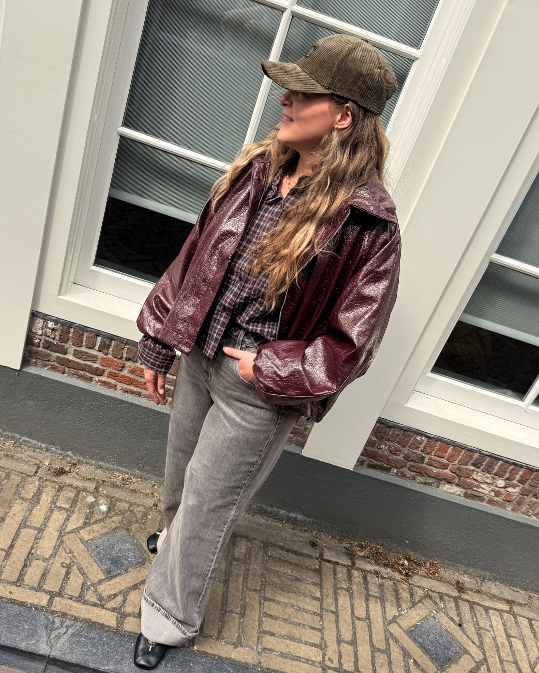 Burgundy âme look