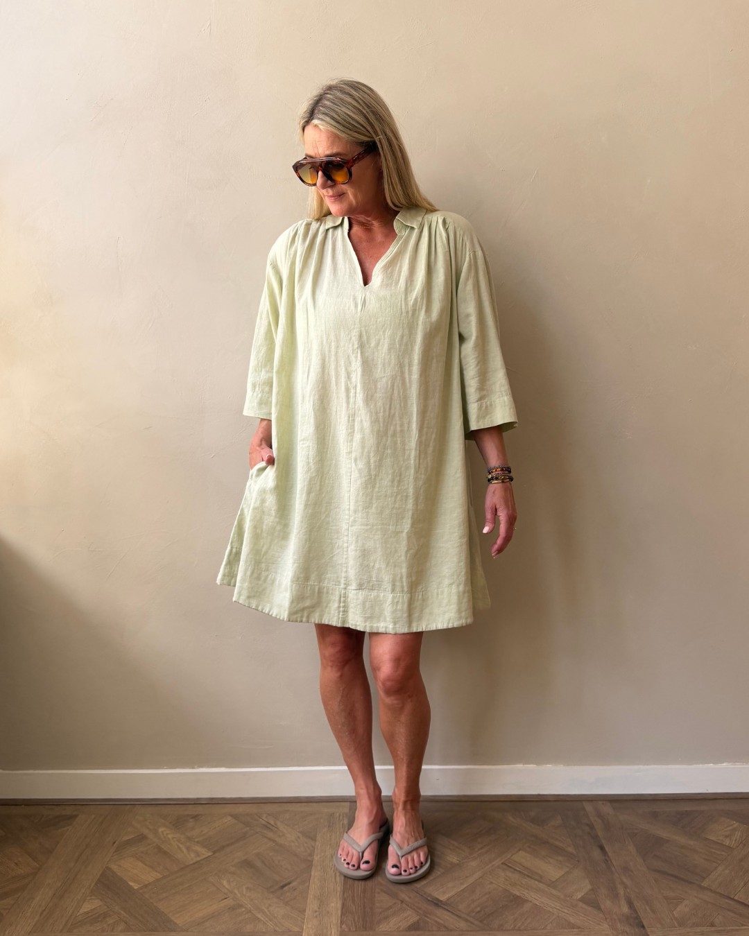 Mint summer look