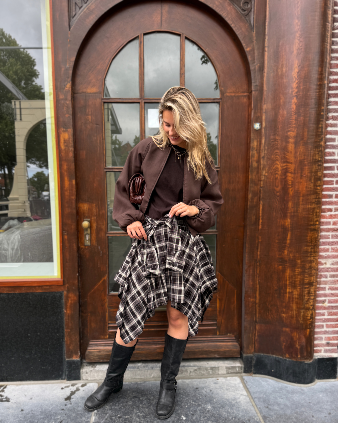 Fudge jacket look