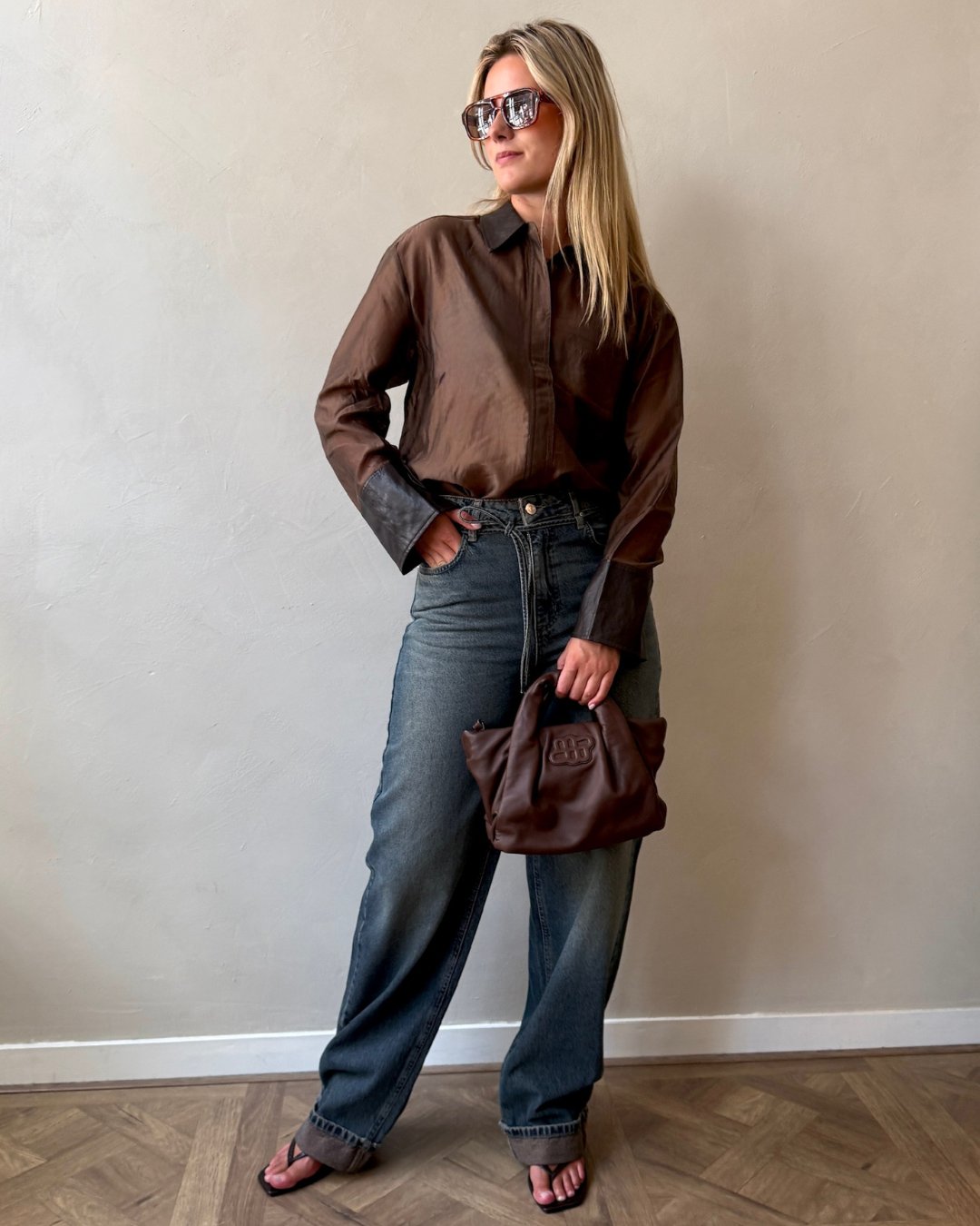 Kawa-Bluse Look