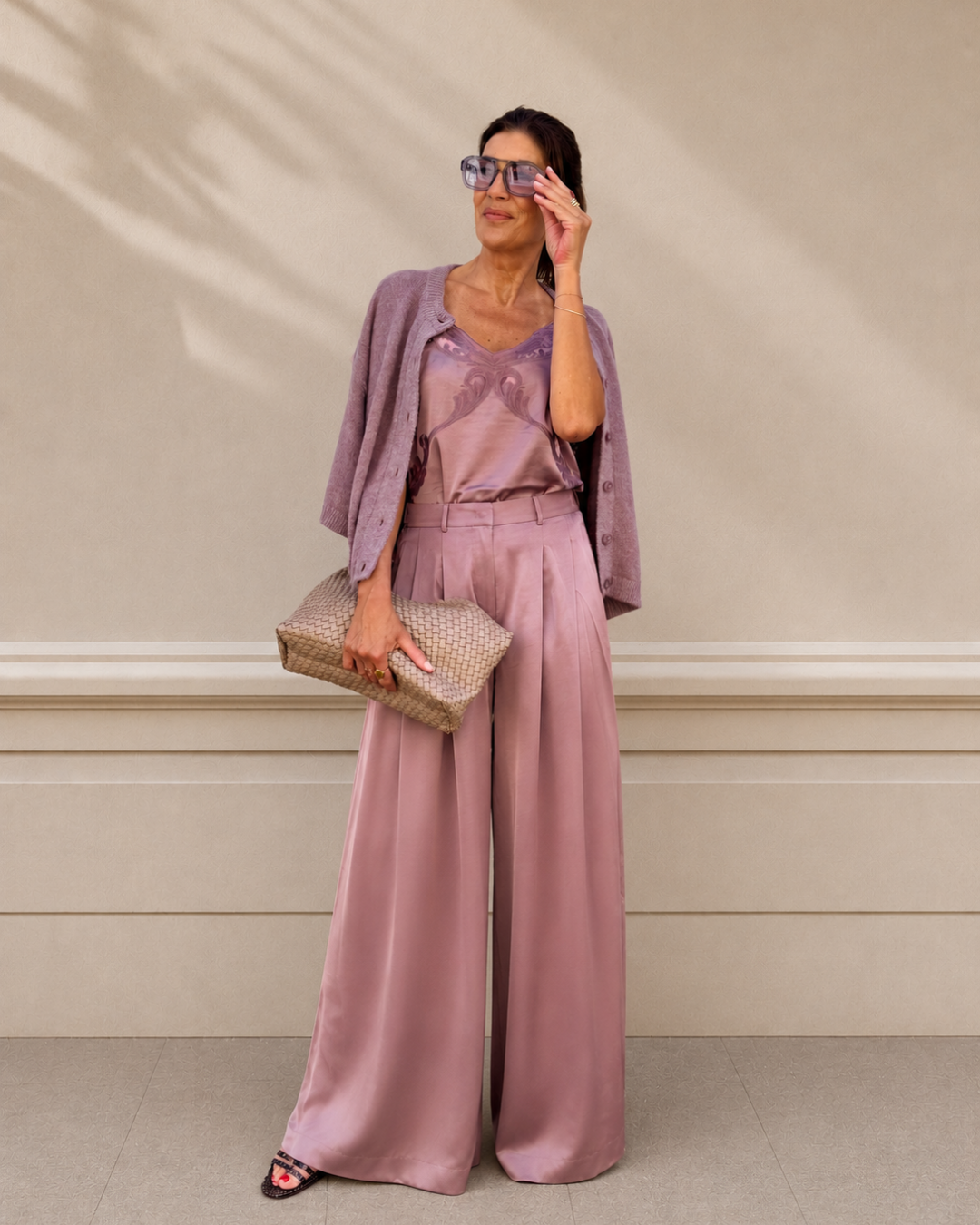 Ligne mauve look
