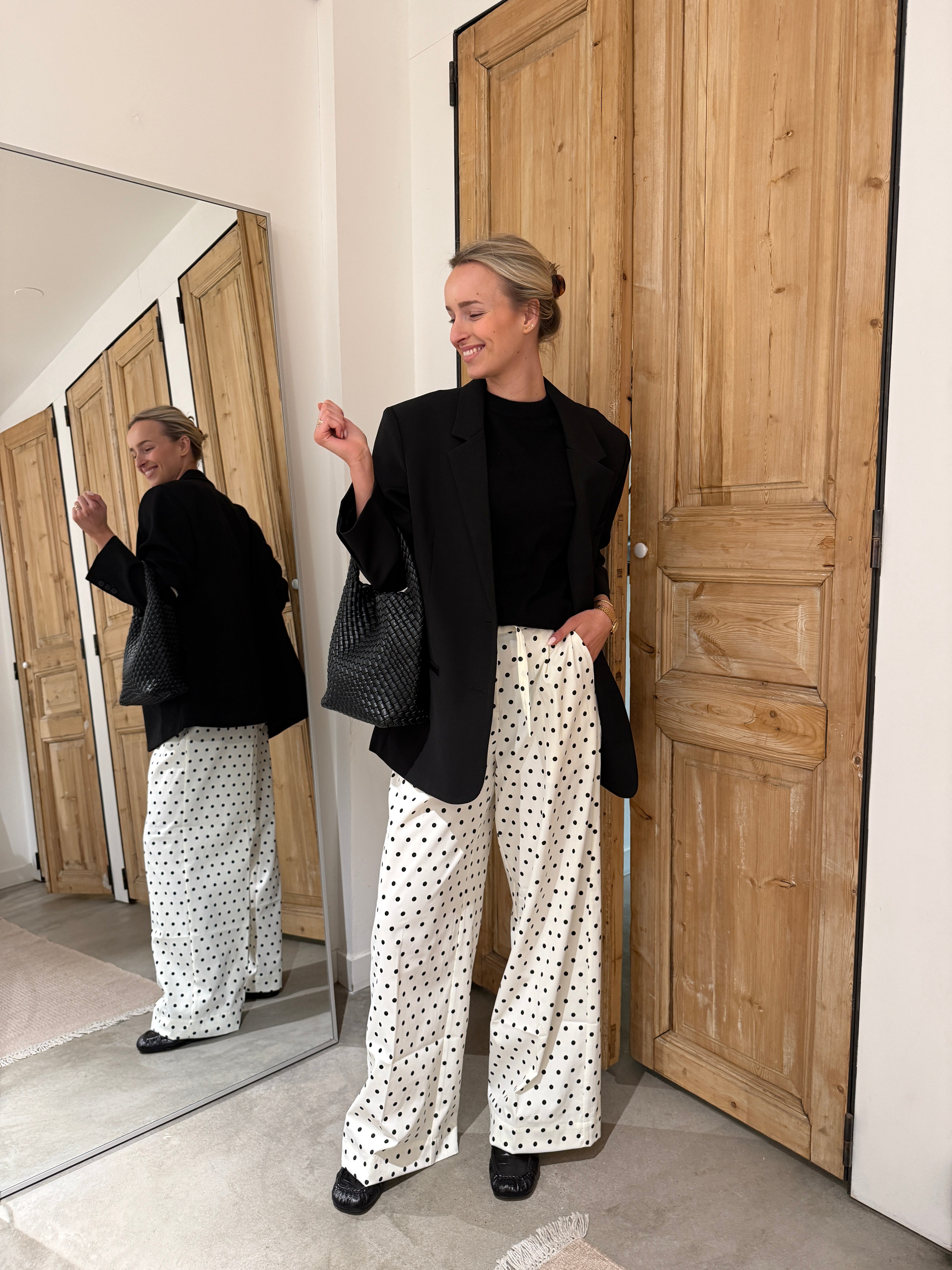 Dots Blazer Look