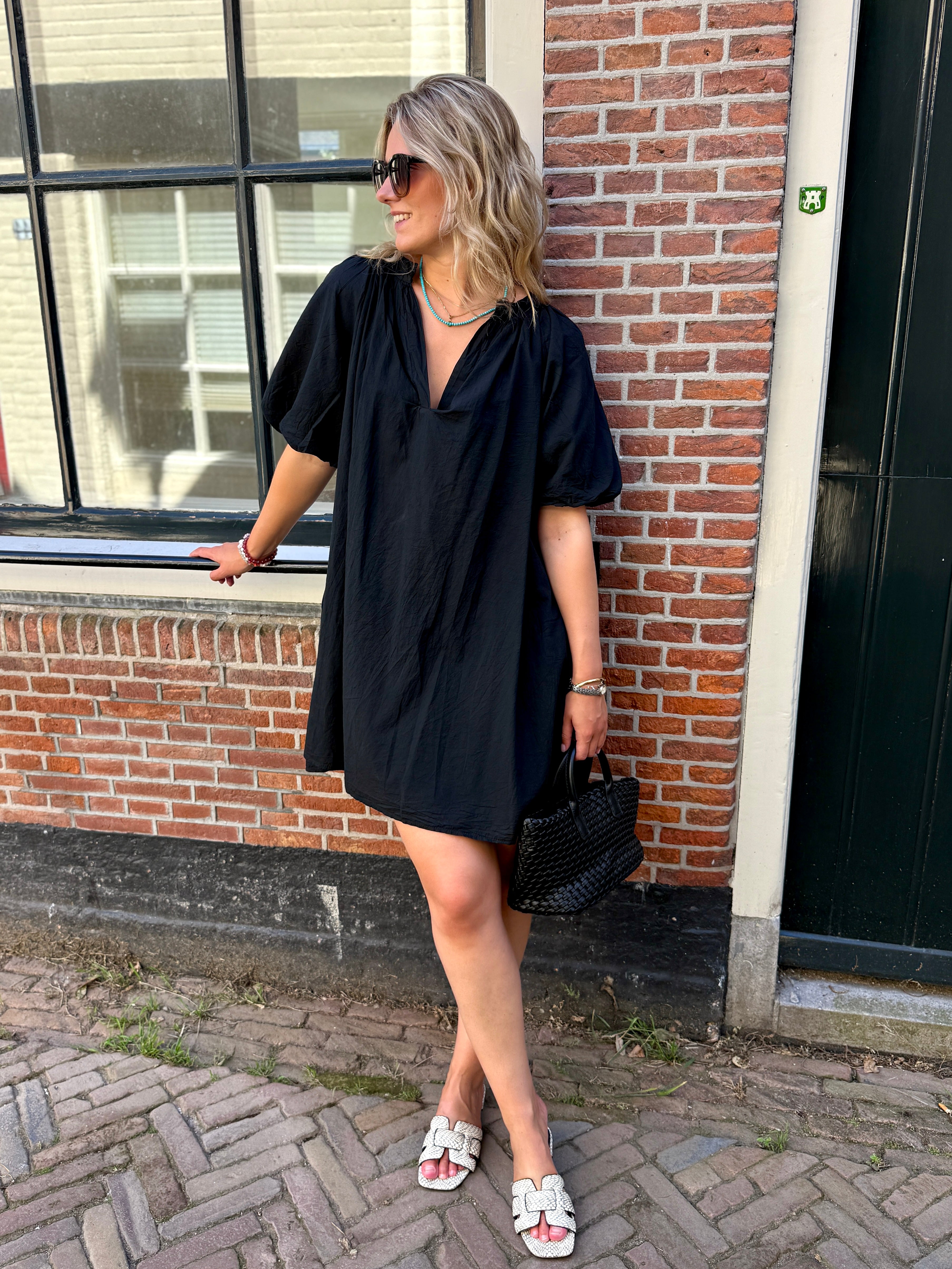 Black Summer Dress Look