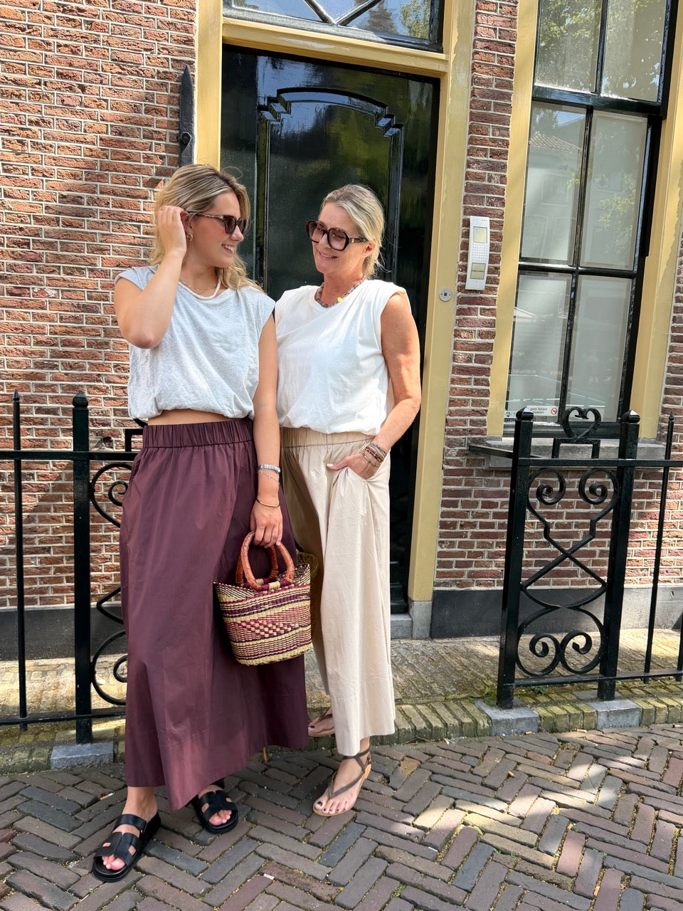 duo yara poplin look