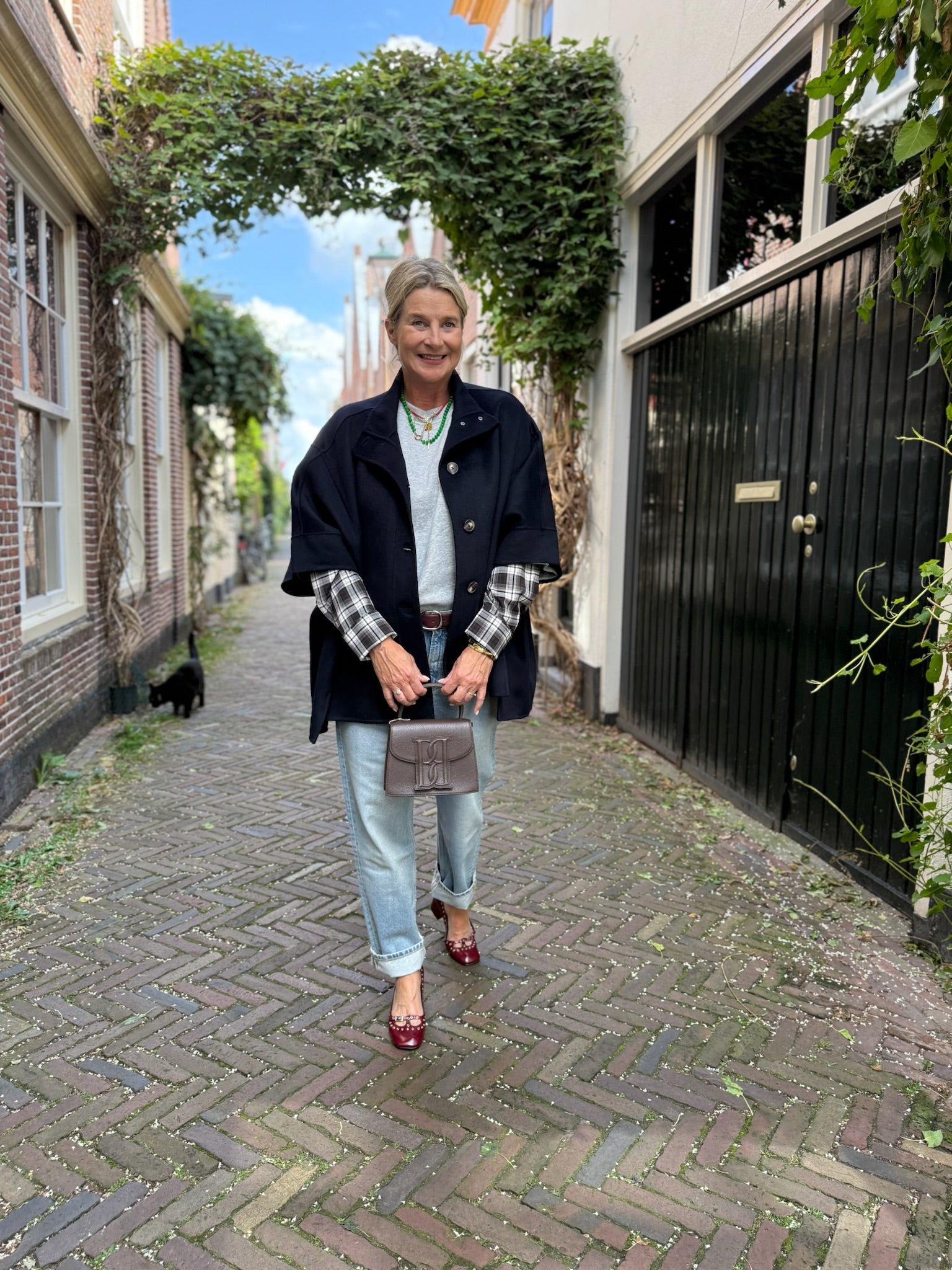 Navy and Grey look
