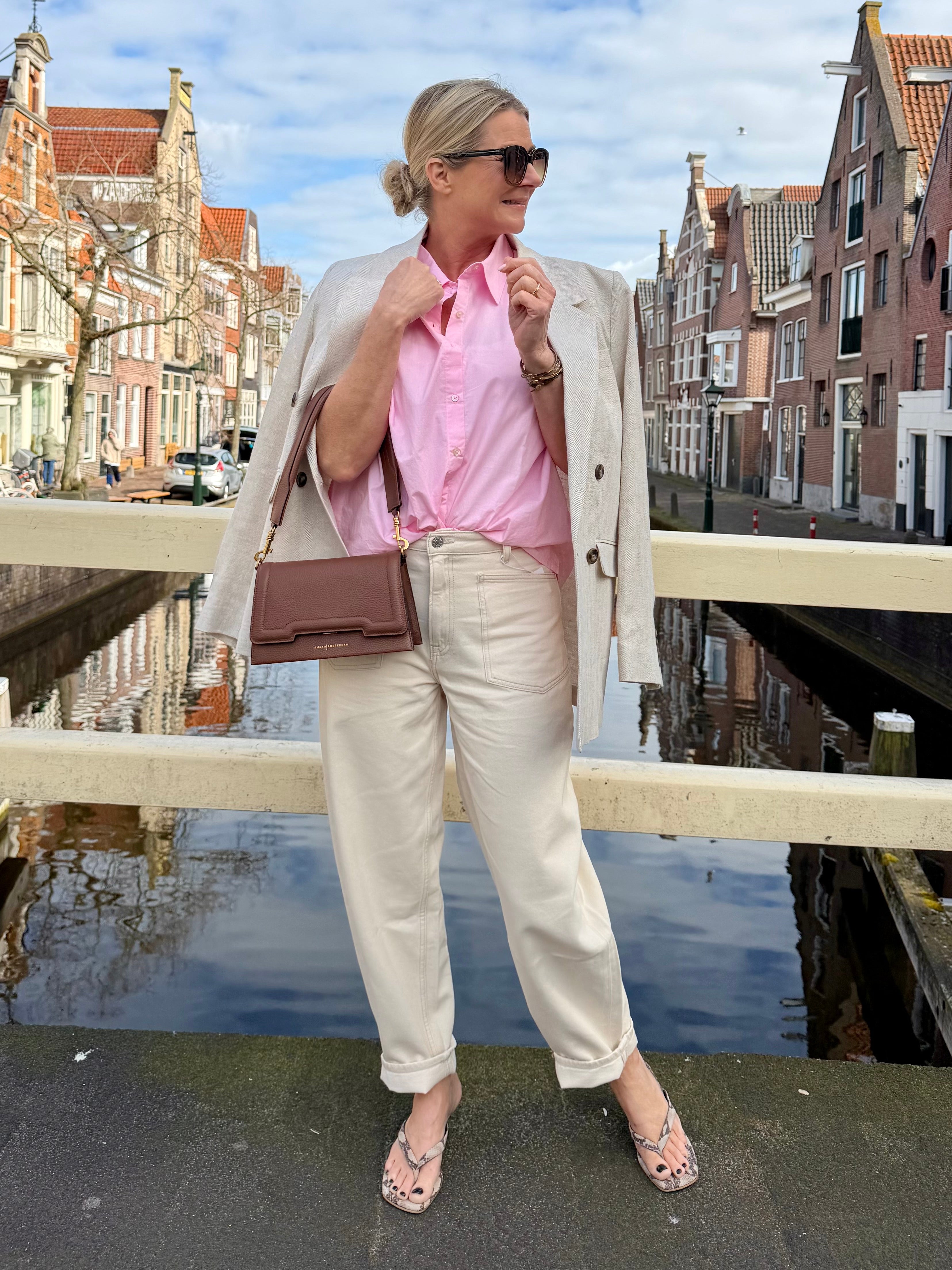 Pink & Beige Look