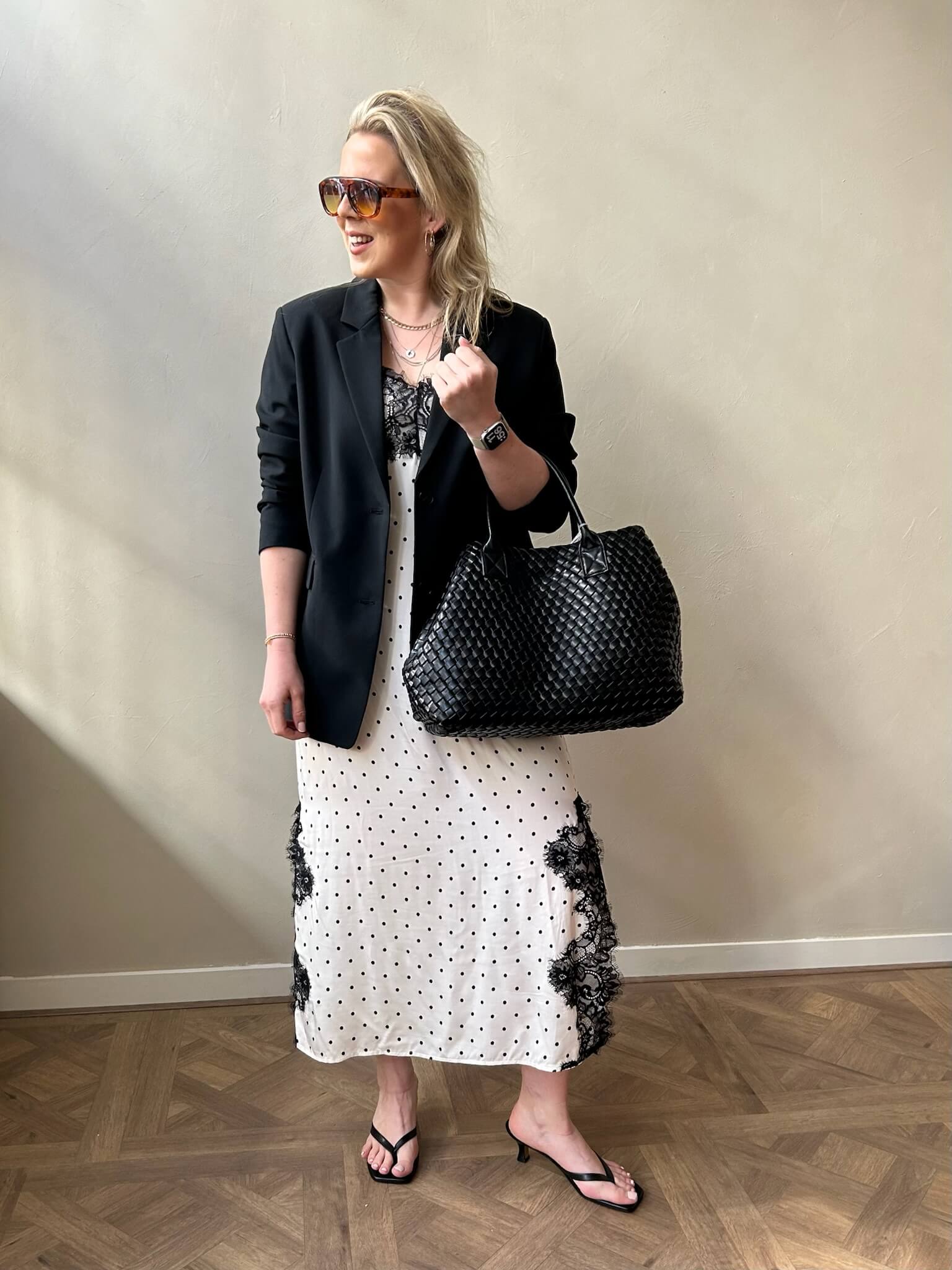 Ameli Dot Dress Look