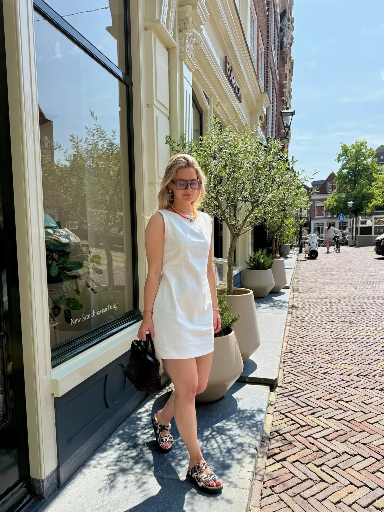 Witte Zomerjurk Look