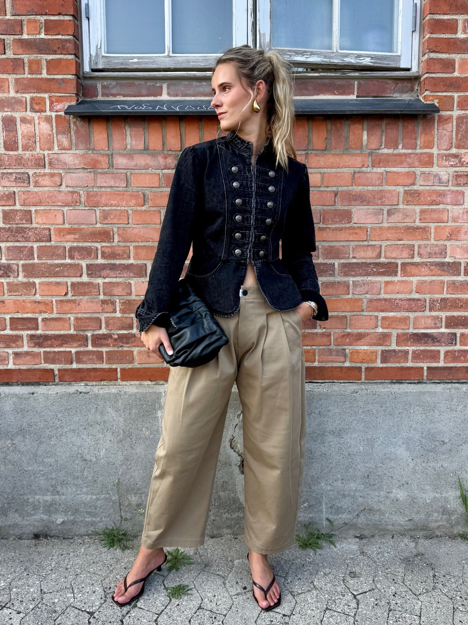 Denim Uniform Jacket Look