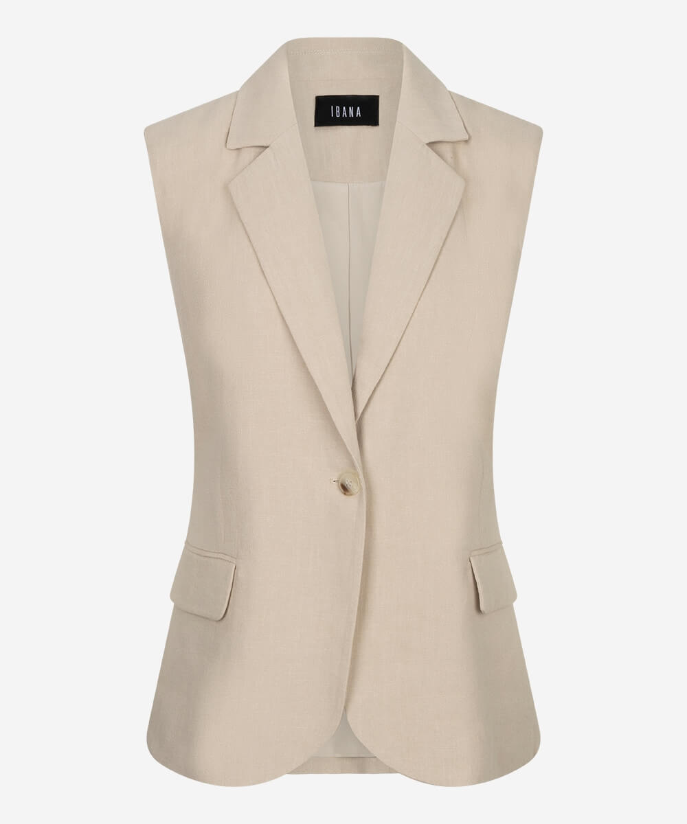 Tarika Gilet - Ostra Beige