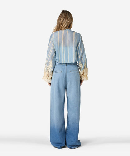 Tivina Blouse - Blu Lato