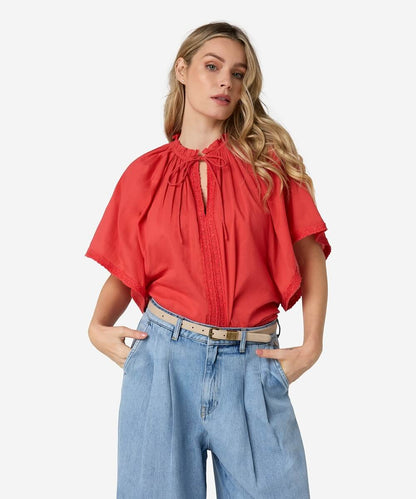 Tarina Blouse - Rosa Coral