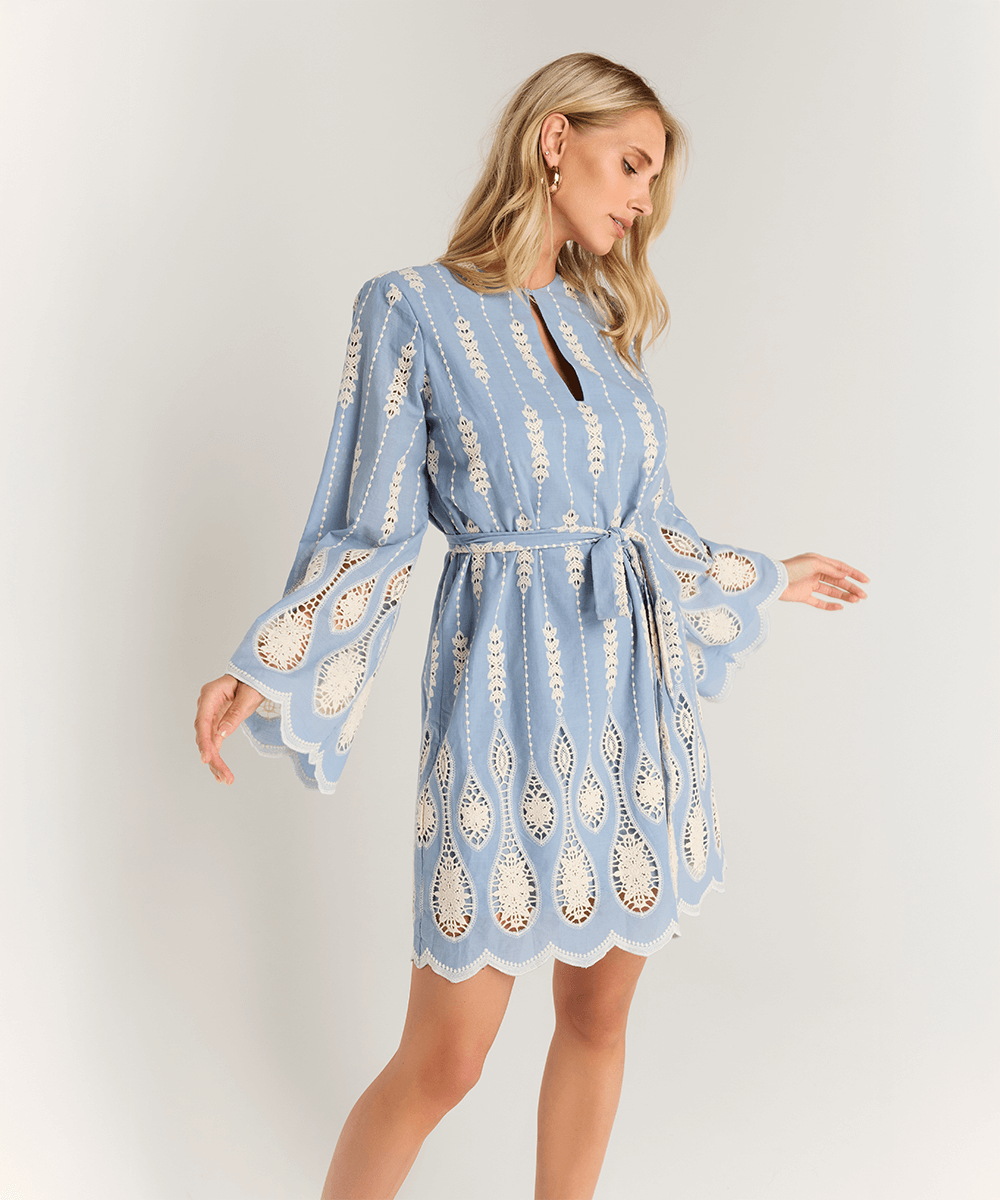 Danna Dress - Violetta Blue