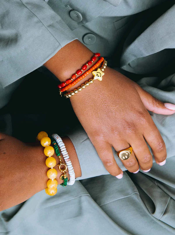 Tommy Bracelet - Orange Gold