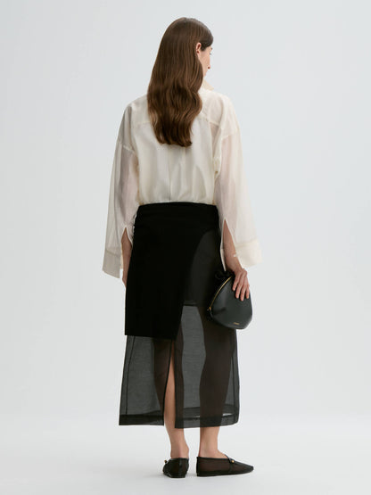 Derris Soft Organza - Soft White