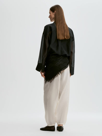 Derris Soft Organza - Black
