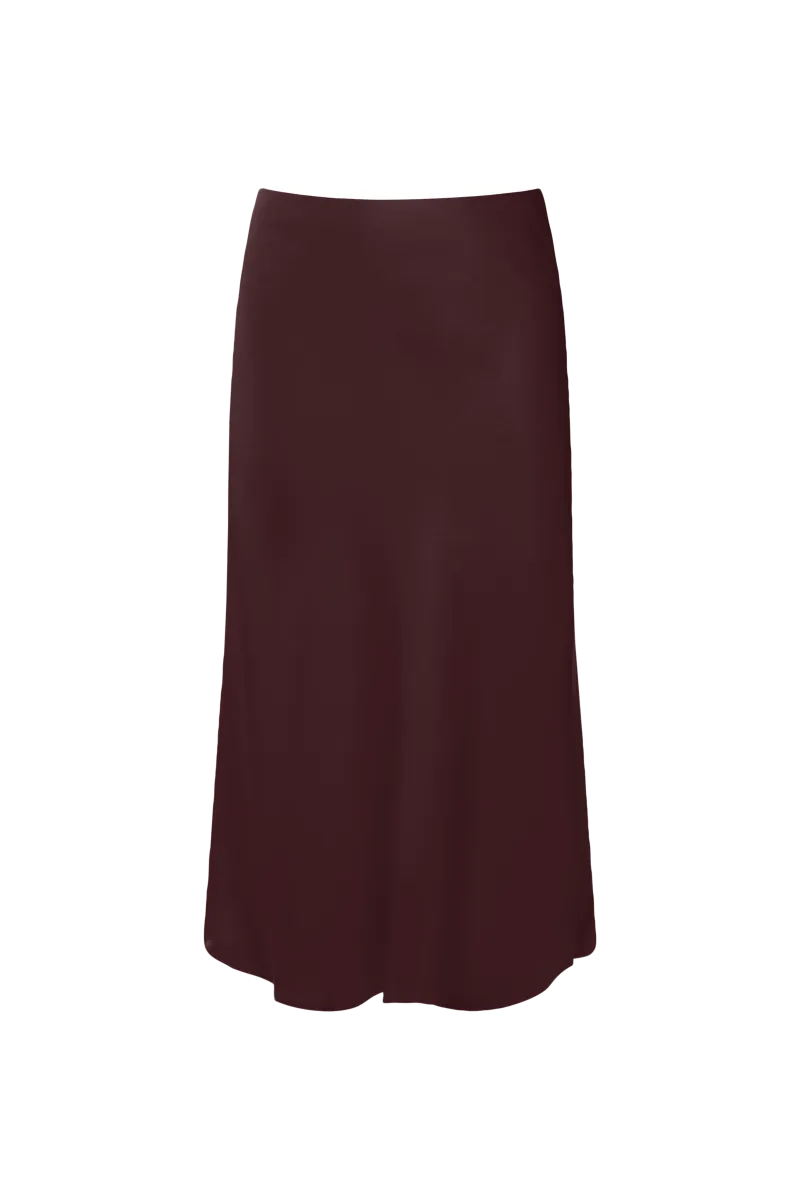Ura Skirt -  Deep Mahogany