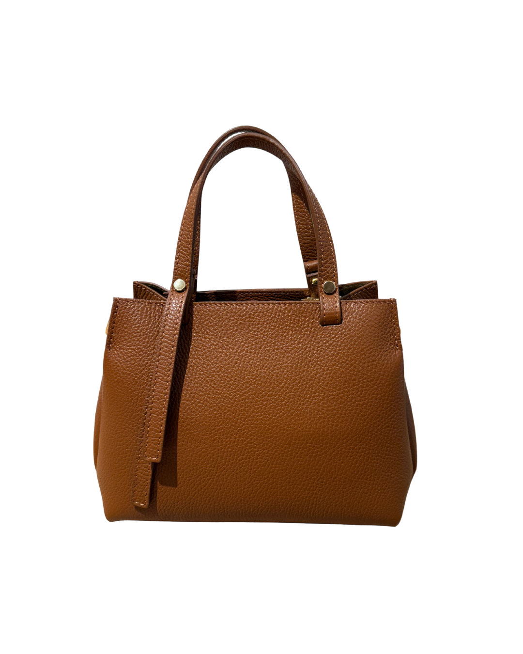 Leather Bag Small - Cognac