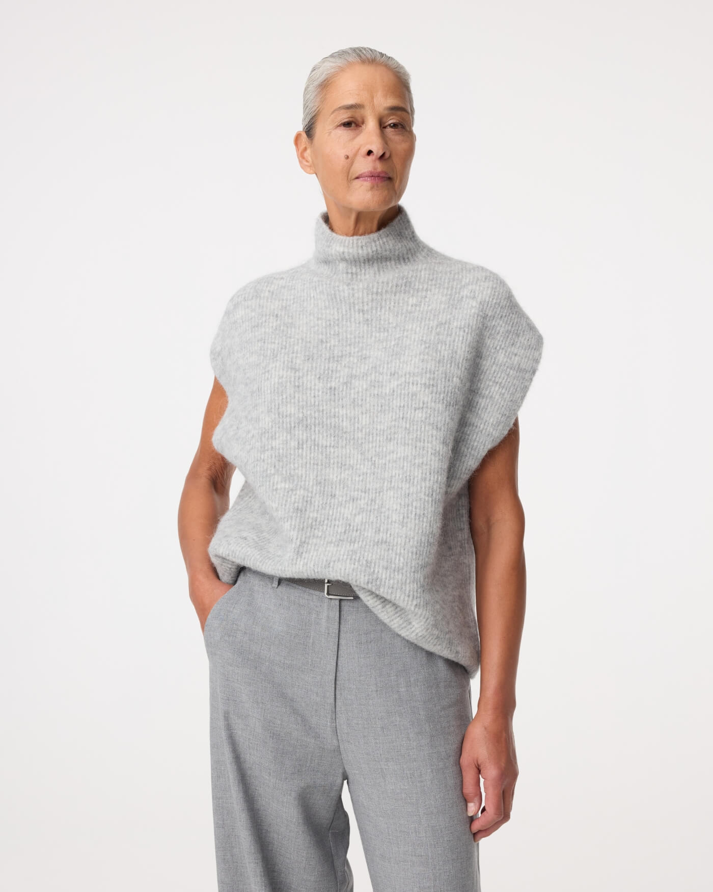 Rave Pullover – Grau meliert