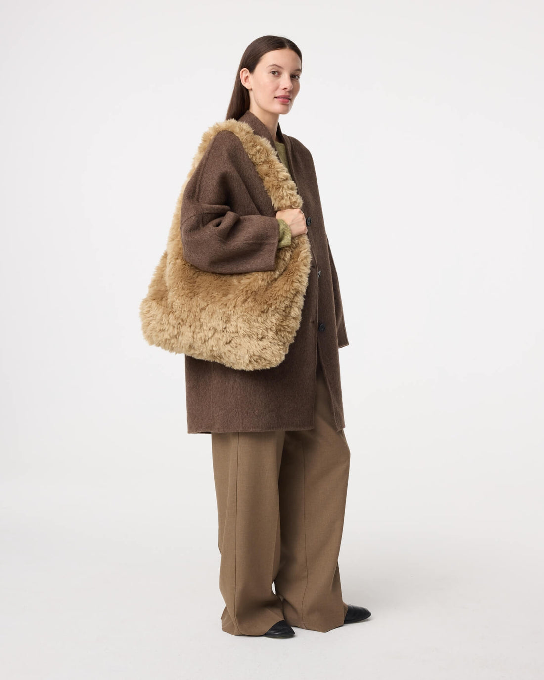 Furry Bag - Haselnuss