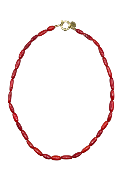 Tommy Bold Necklace - Red