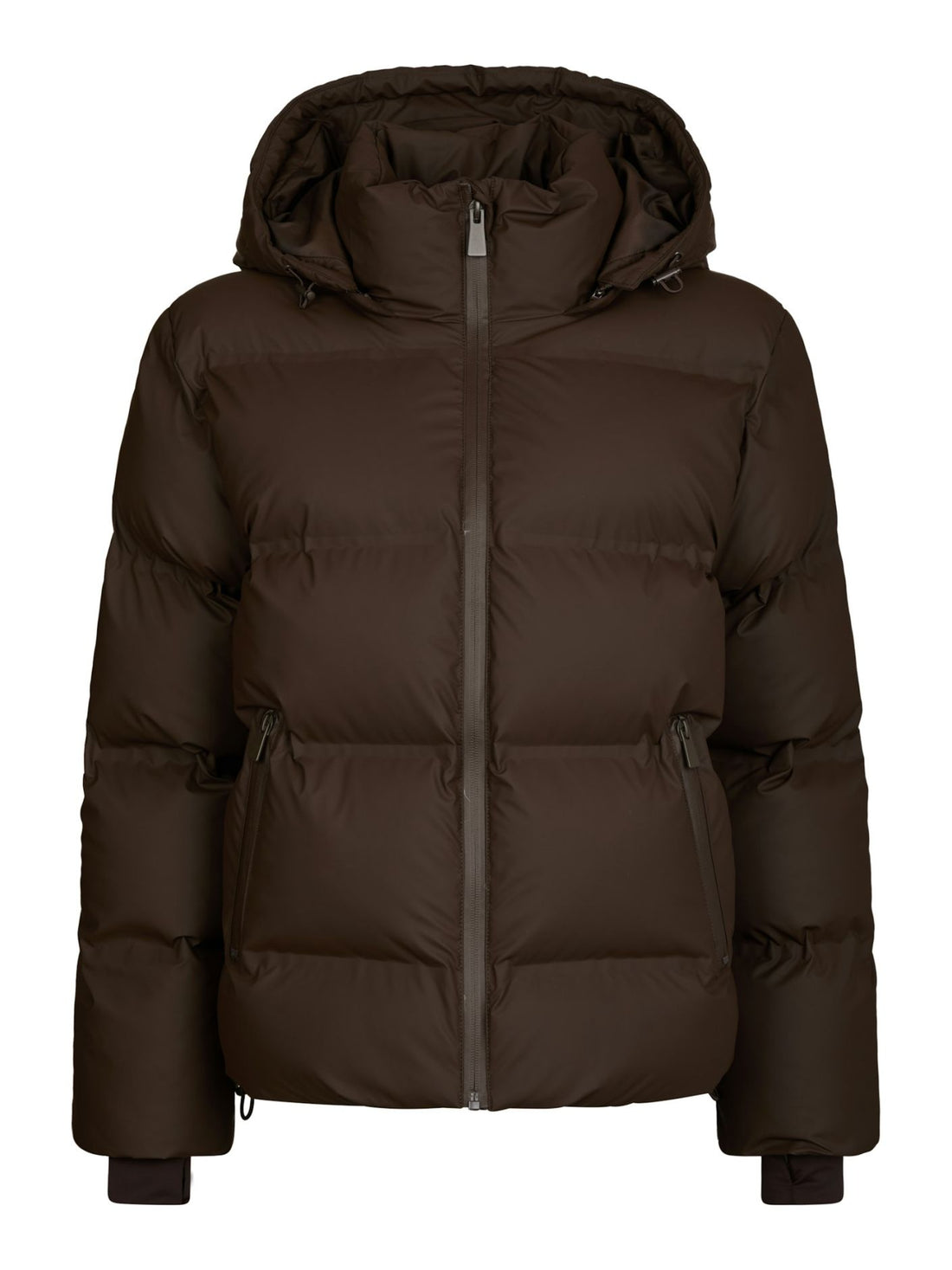 Fox C Puffer Jacket - Dark Brown
