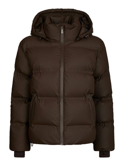 Fox C Puffer Jacket - Dark Brown