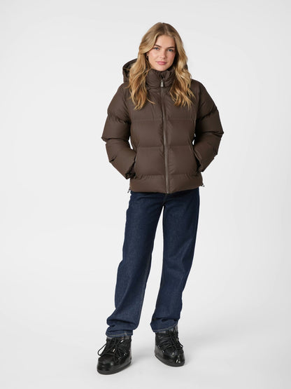 Fox C Puffer Jacket - Dark Brown