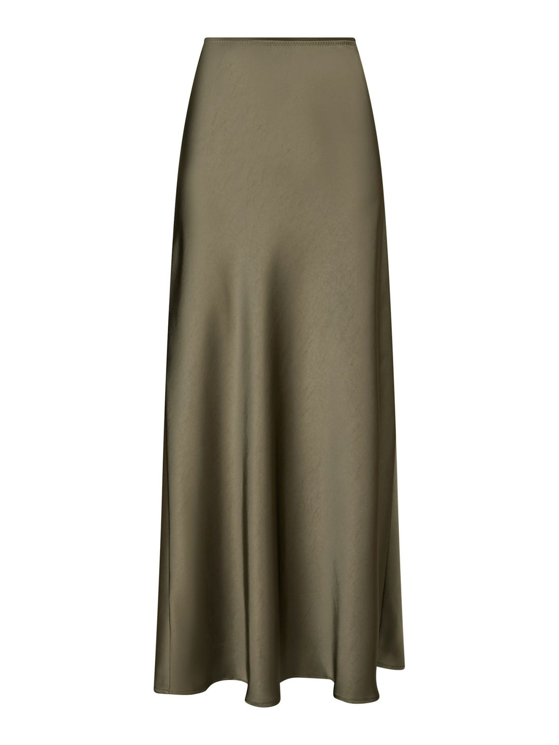 Vicky Heavy Sateen Skirt - Cold Army