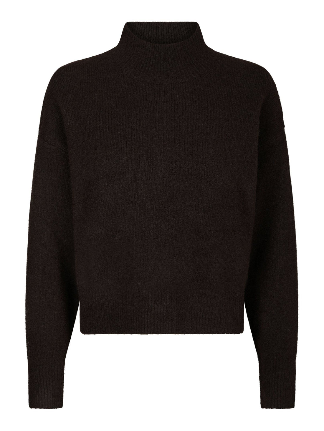 Paulina Knit Blouse - Dark Brown