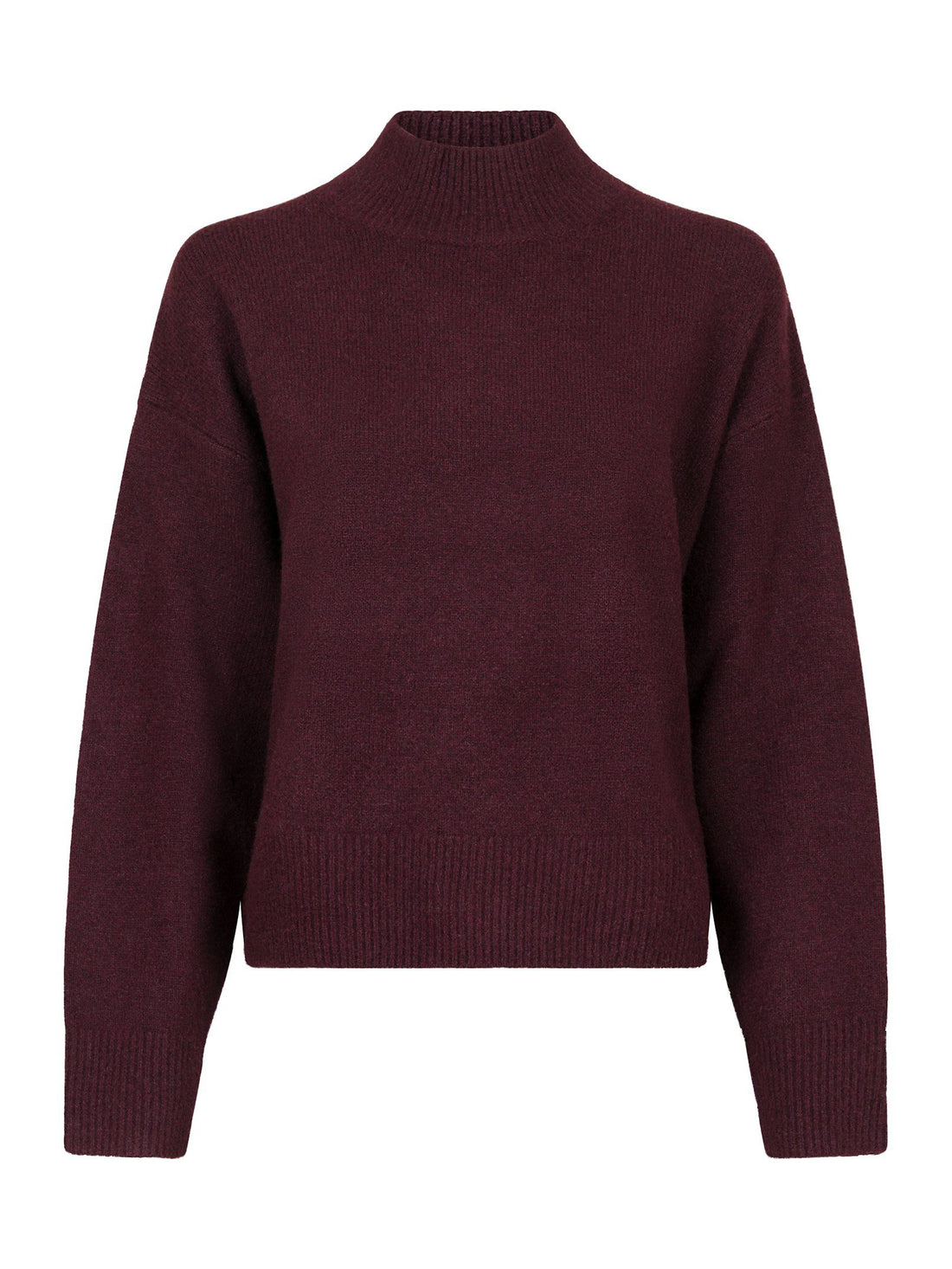 Paulina Knit Blouse - Wine