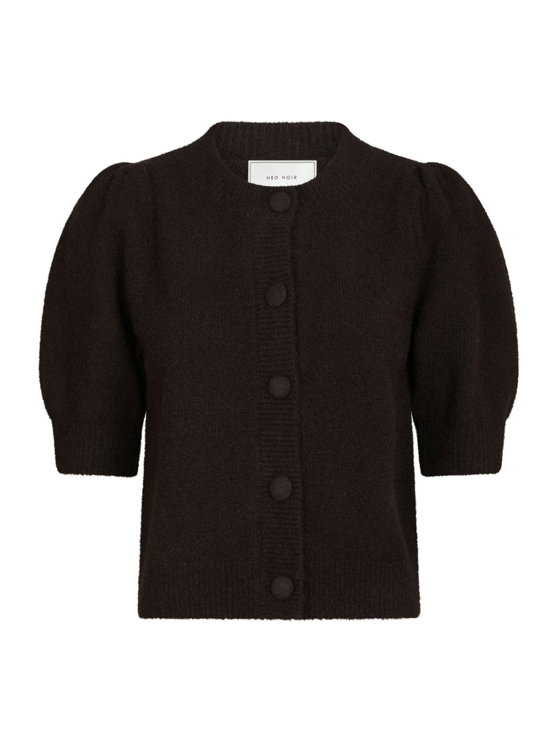 Trudy Knit Cardigan - Dark Brown