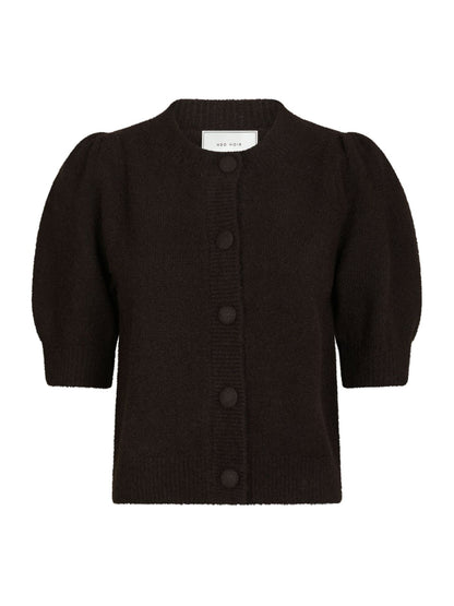 Trudy Knit Cardigan - Dark Brown
