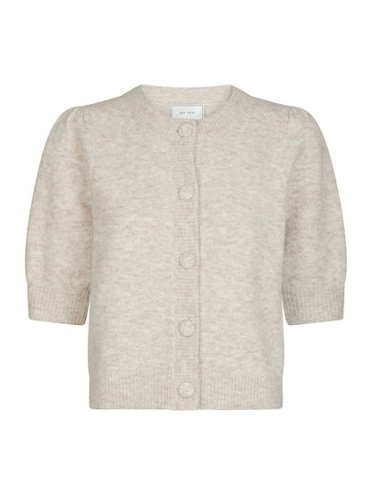 Trudy Knit Cardigan - Beige Melange