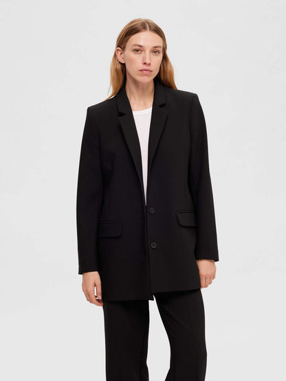 SLFRita ls relaxed blazer black noos