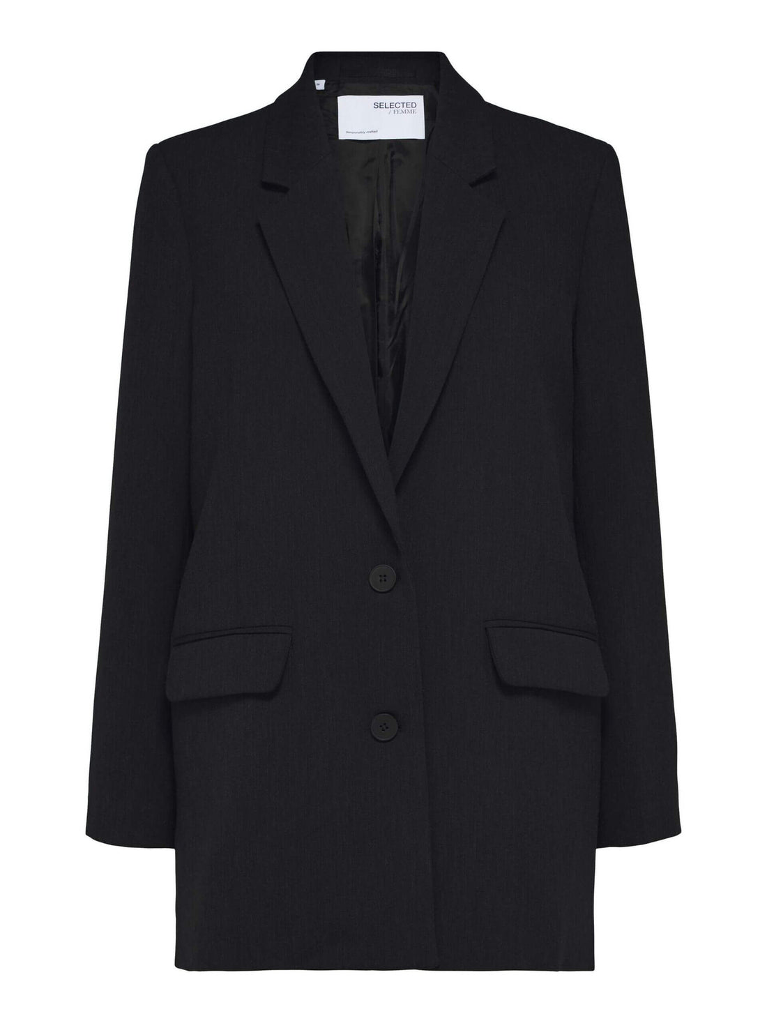 SLFRita ls relaxed blazer black noos