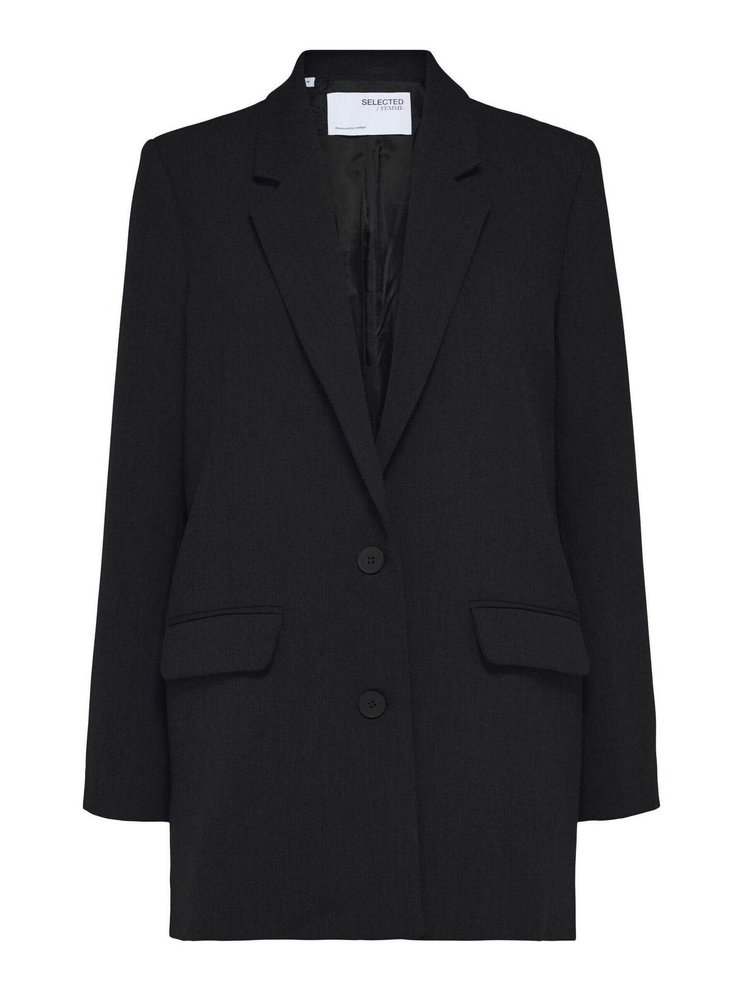 SLFRita ls relaxed blazer black noos