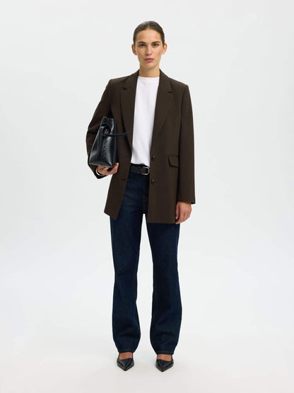 SLWcolwoman 2/4 Oversized Tee - Bright White