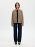 SLFanjuli LS knit Zip - delicioso mel
