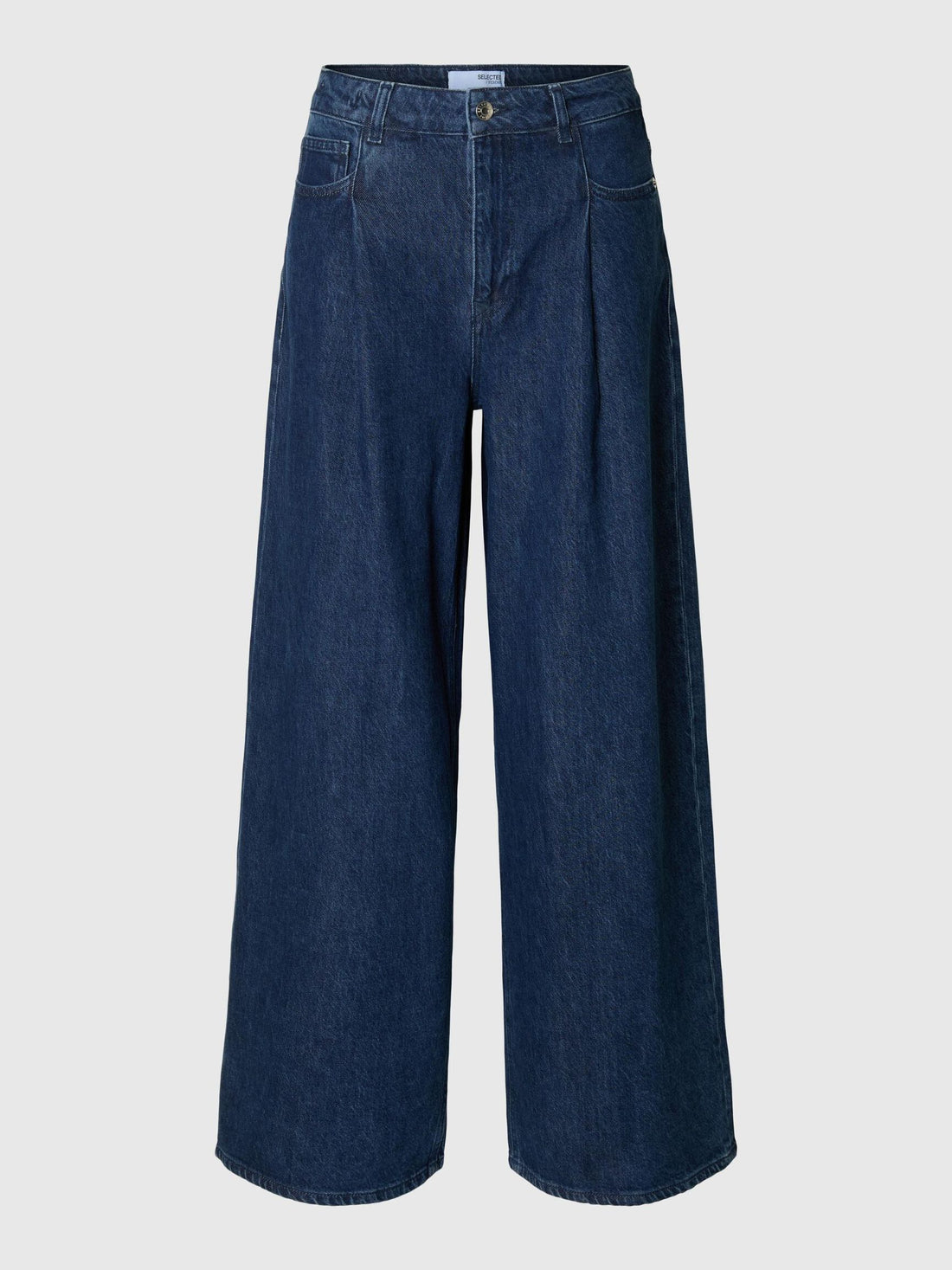 Slf wide selma-noa jeans - Dark Blue denim