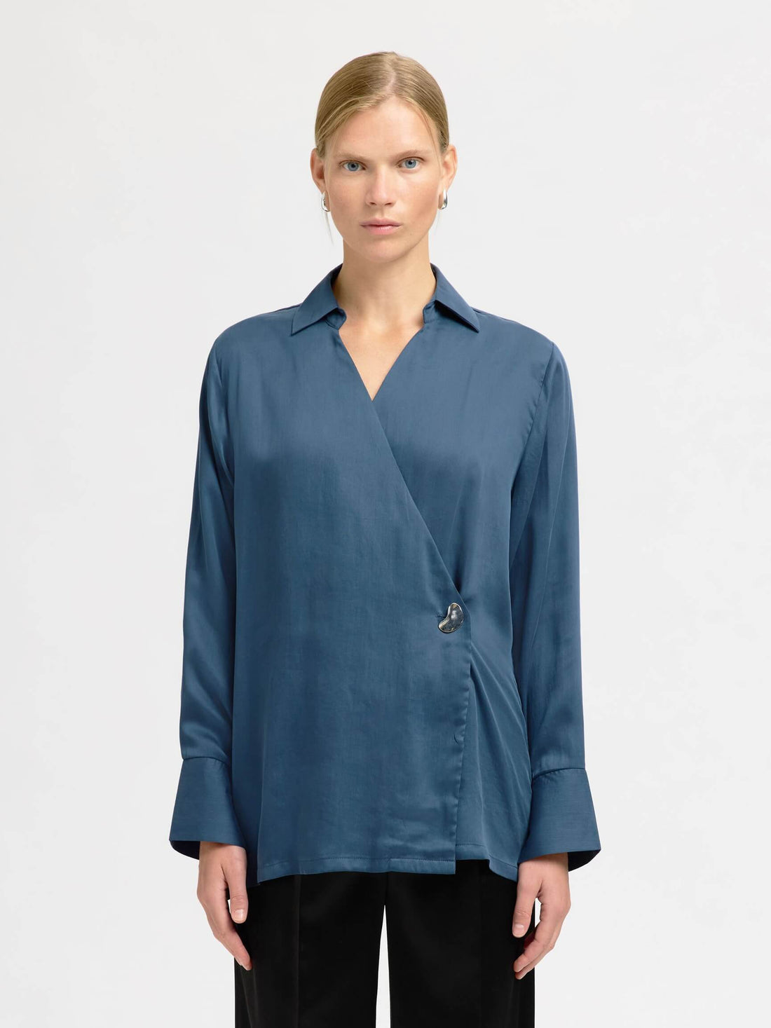SLFjolly LS Wrap Top B - Key Largo