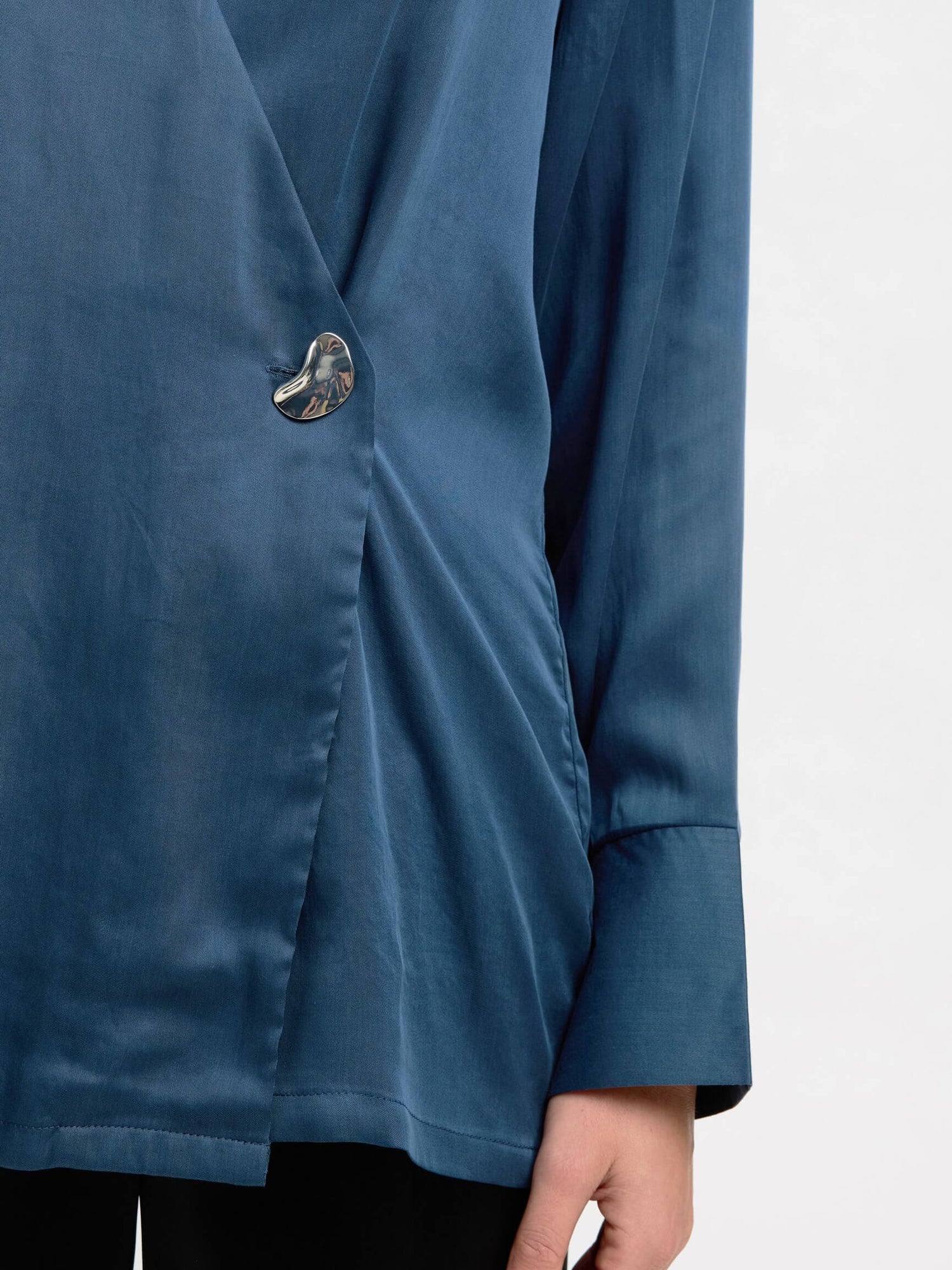 SLFjolly LS Wrap Top B - Key Largo