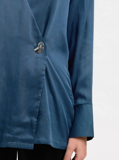 SLFjolly LS Wrap Top B - Key Largo