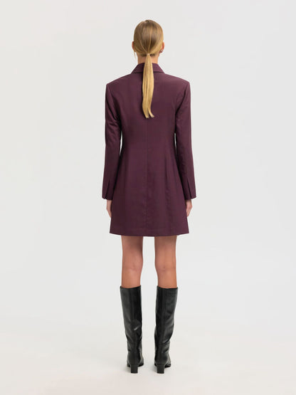 SLFlisa Blazer Dress - Fig