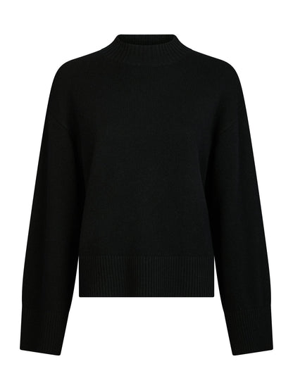 Hendrick Knit Blouse - Black