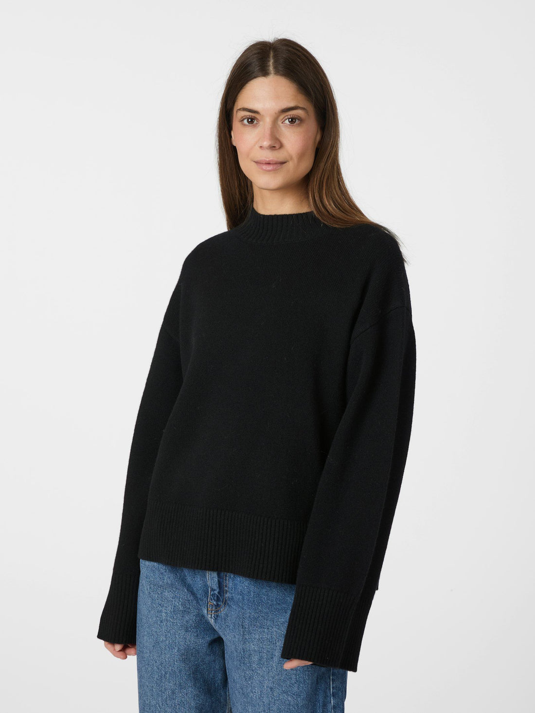 Hendrick Knit Blouse - Black