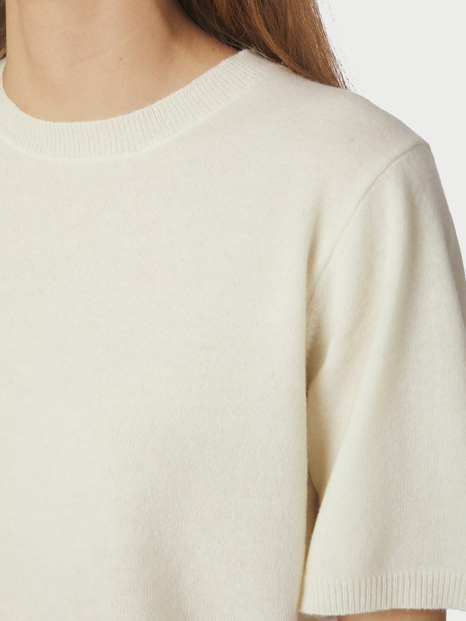 Missy Knit Tee - Creme